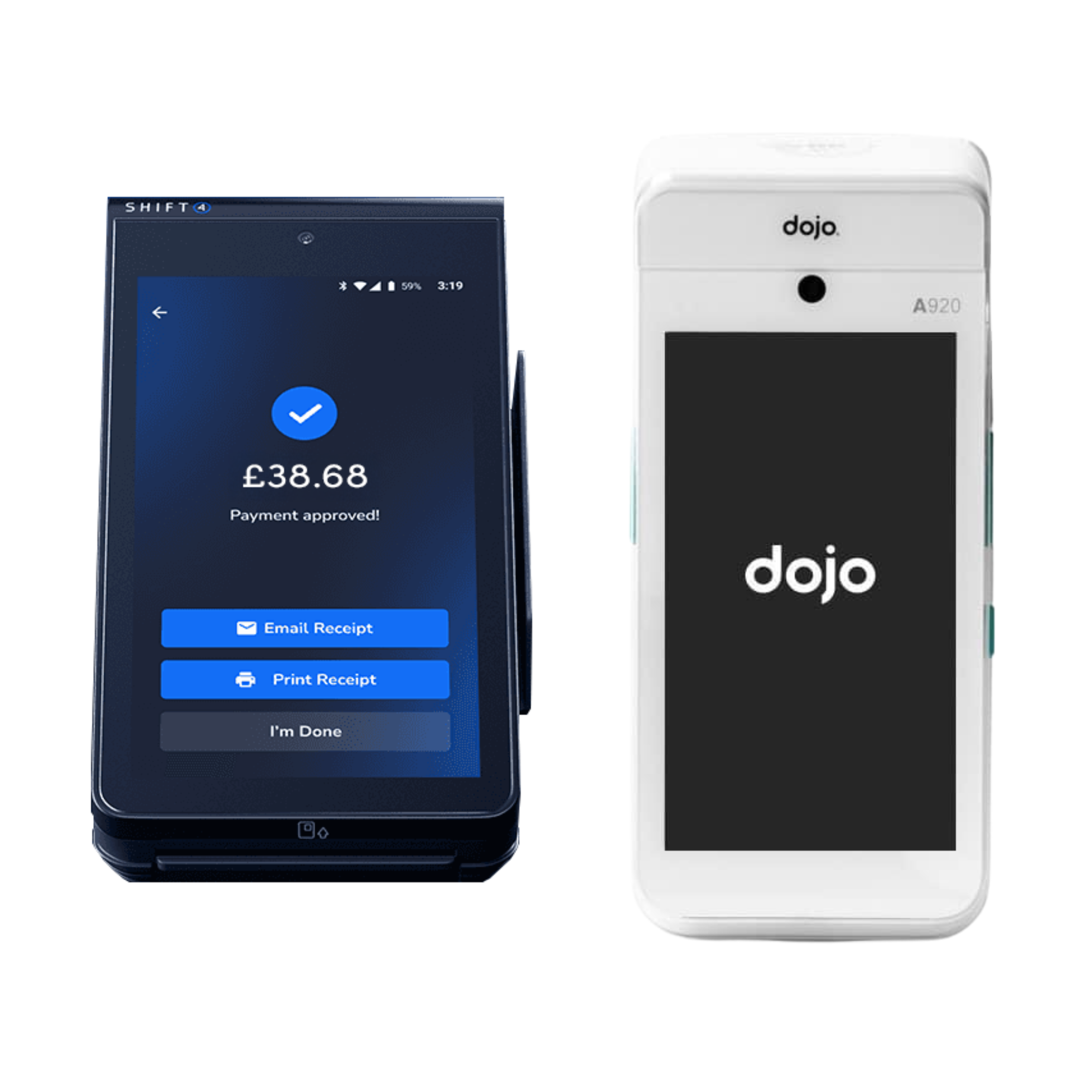 Shift4 One compared to Dojo terminal